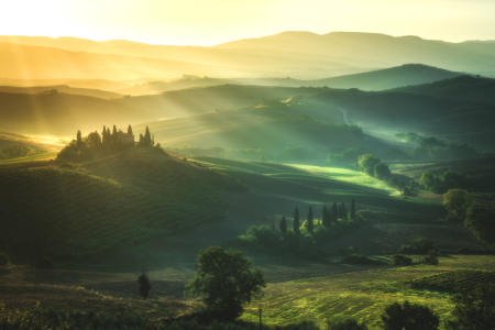 Bild-Nr: 11921893 Toskana - Val d'Orcia Sonnenaufgang Erstellt von: Jean Claude Castor