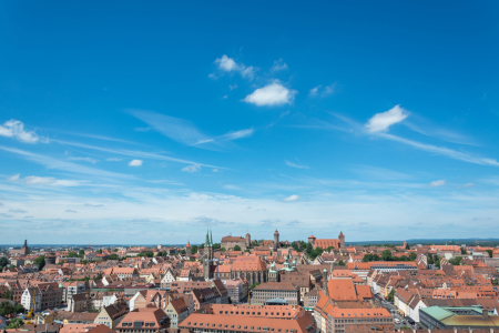 Bild-Nr: 11928553 Nürnberger Altstadt bei blauem Himmel Erstellt von: Asvolas