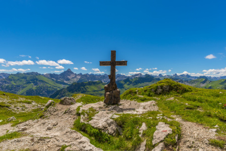 Bild-Nr: 11930433 Panorama zum Hochvogel Erstellt von: Walter G. Allgöwer