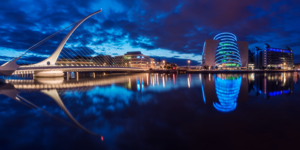 Bild-Nr: 11935096 Dublin - Samuel Beckett Brücke Panorama Erstellt von: Jean Claude Castor