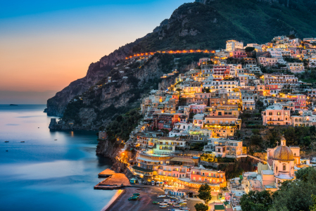 Bild-Nr: 11941599 Sonnenuntergang in Positano Erstellt von: Mapics