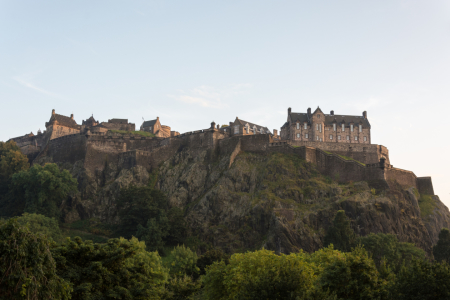 Bild-Nr: 11941923 Edinburgh castle bei Sonnenuntergang Erstellt von: Asvolas