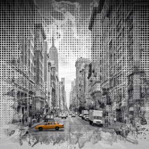 Bild-Nr: 11943425 Graphic Art NEW YORK CITY 5th Avenue Erstellt von: Melanie Viola