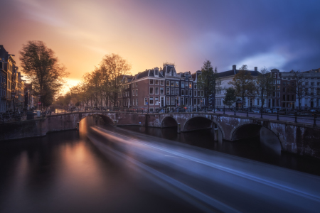 Bild-Nr: 11943956 Amsterdam - Keizersgracht Sunset Erstellt von: Jean Claude Castor