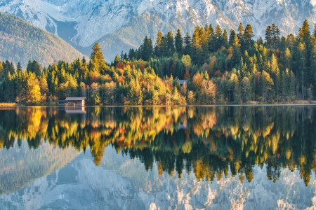 Bild-Nr: 11943978 Herbst am Barmsee in Oberbayern Erstellt von: Achim Thomae