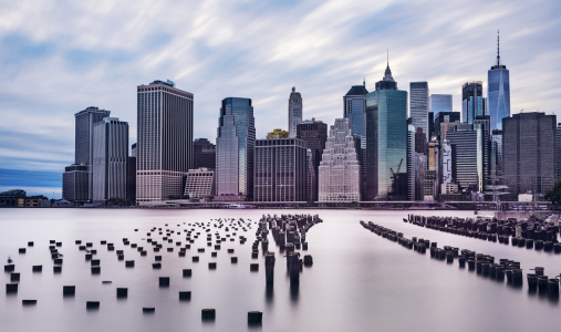 Bild-Nr: 11944651 Manhattan Skyline mit dramatischem Himmel Erstellt von: phoelix