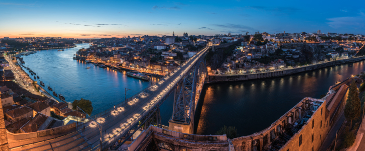 Bild-Nr: 11947903 Portugal - Porto Panorama Sonnenuntergang Erstellt von: Jean Claude Castor