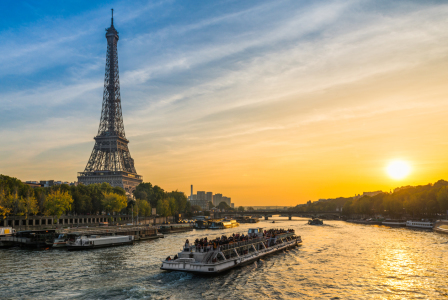Bild-Nr: 11948984 Sonnenuntergang in Paris Erstellt von: Mapics