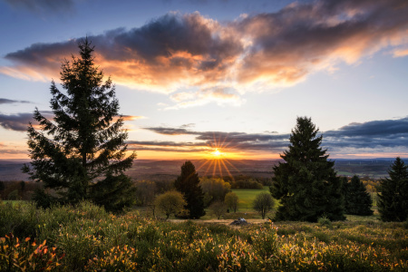 Bild-Nr: 11949842 Meißnerblick Sonnenuntergang Erstellt von: artmobe