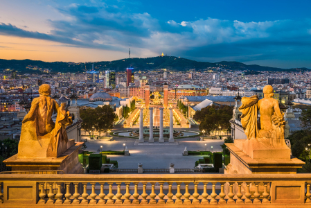 Bild-Nr: 11962385 Skyline von Barcelona Erstellt von: Mapics