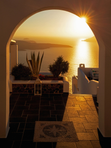 Bild-Nr: 11967707 Meerblick Santorini Sonnenuntergang Griechenland Erstellt von: Thomas Herzog