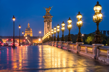 Bild-Nr: 11969870 Pont Alexandre III und Invalidendom bei Nacht Erstellt von: eyetronic