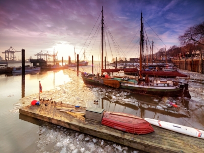 Bild-Nr: 11970445 Hamburg Abendstimmung im Museumshafen Erstellt von: Michael Rechter