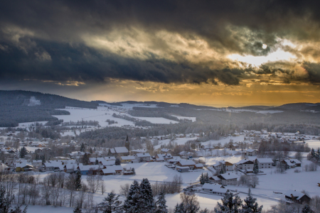 Bild-Nr: 11970526 Sonnenuntergang über Neuschönau Erstellt von: DirkR