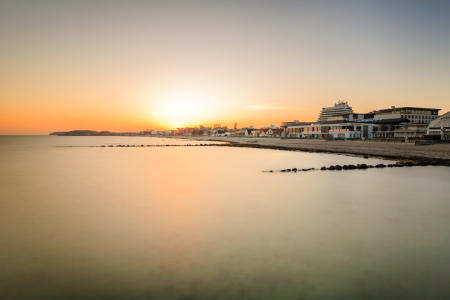 Bild-Nr: 11973900 Ostseebad im goldenen Abendlicht   Erstellt von: Ursula Reins