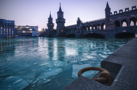 Bild-Nr: 11977188 Oberbaumbrücke mit Eisschollen Erstellt von: phoelix