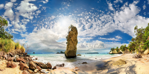 Bild-Nr: 11977868 Neuseeland Cathedral Cove Beach Coromandel  Erstellt von: Michael und Elisabeth Rucker