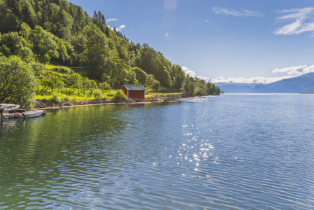 Bild-Nr: 11978688 Fischerhütte am Fjord - Norwegen Erstellt von: KundenNr-160338