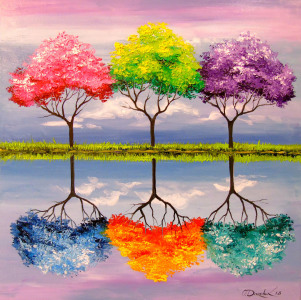 Bild-Nr: 11987085 Reflection of trees Erstellt von: olha darchuk