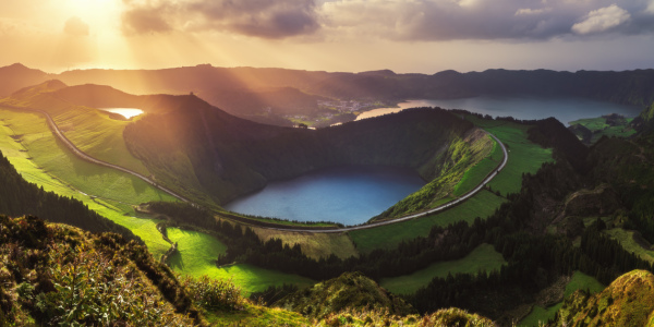 Bild-Nr: 11987745 Azoren Sao Miguel Sete Cidades Panorama Erstellt von: Jean Claude Castor