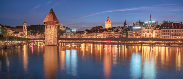 Bild-Nr: 11999847 Abendstimmung in Luzern Erstellt von: Achim Thomae