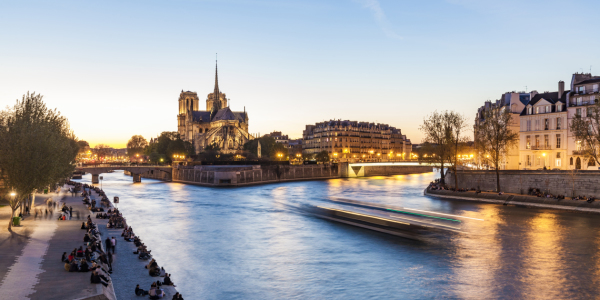 Bild-Nr: 12000479 Notre Dame in Paris am Abend Erstellt von: dieterich