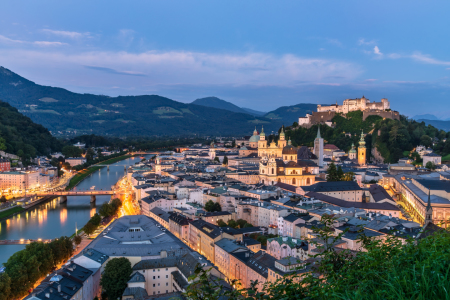 Bild-Nr: 12000574 Abendstimmung über Salzburg Erstellt von: Achim Thomae