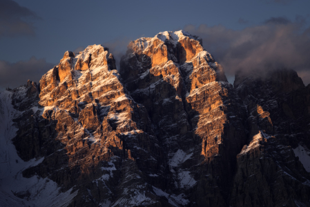 Bild-Nr: 12000813 Monte Cristallo Alpenglühen Erstellt von: JohannesWilskePhotography