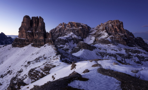 Bild-Nr: 12000815 Blaue Stunde am Toblacher Knoten Erstellt von: JohannesWilskePhotography