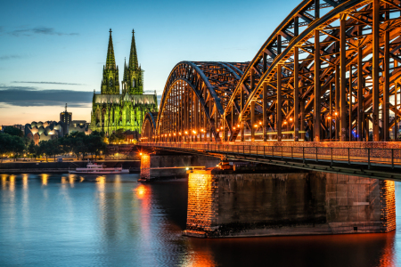 Bild-Nr: 12001950 Kölner Dom und Hohenzollernbrücke Erstellt von: eyetronic