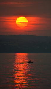 Bild-Nr: 12002096 Angler im Abendrot Erstellt von: GUGIGEI