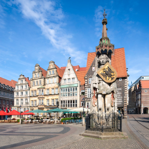Bild-Nr: 12002108 Rolandstatue auf dem Marktplatz von Bremen Erstellt von: eyetronic