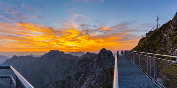 Bild-Nr: 12002115 Nordwandsteig am Nebelhorn Erstellt von: Walter G. Allgöwer