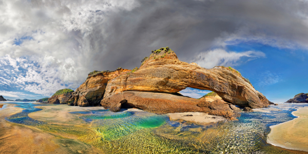 Bild-Nr: 12002810 Wharariki Beach Cape Farewell Neuseeland Erstellt von: Michael und Elisabeth Rucker