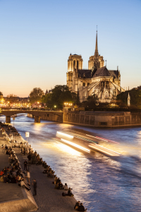 Bild-Nr: 12004791 Notre-Dame in Paris am Abend Erstellt von: dieterich
