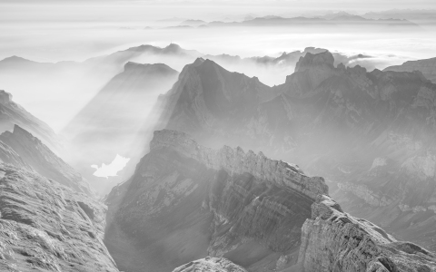 Bild-Nr: 12004908 Nebel über dem Alpsteingebirge Erstellt von: Christiane Dreher