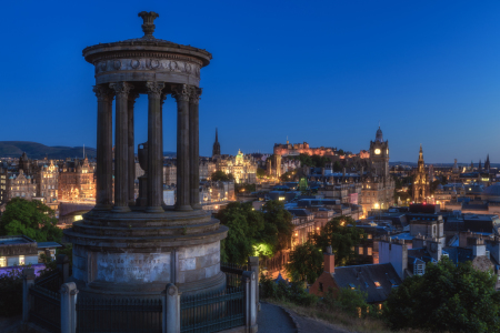 Bild-Nr: 12005016 Schottland Edinburgh zur blauen Stunde  Erstellt von: Jean Claude Castor