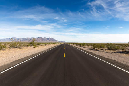 Bild-Nr: 12005348 lonely highway Death-Valley California USA Erstellt von: Marquardt
