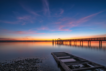 Bild-Nr: 12007510 Sommerabend am Ammersee Bayern Erstellt von: Achim Thomae