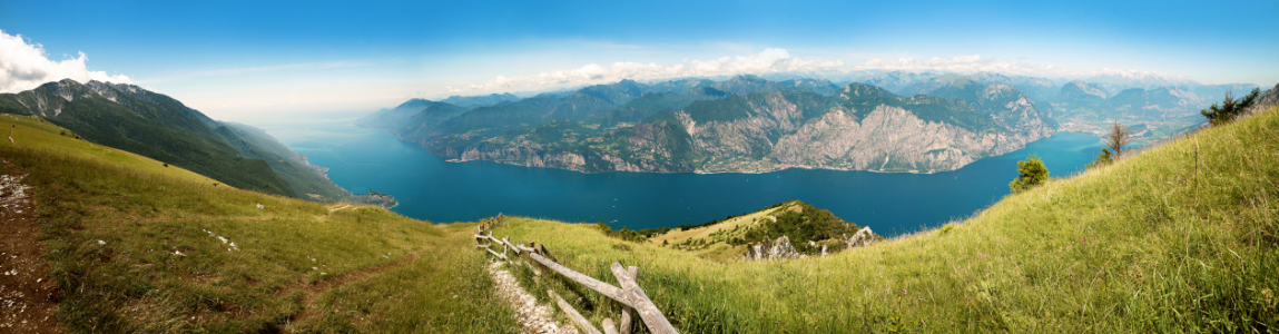 Bild-Nr: 12011212 Aussichtspanorama Monte Baldo Gardasee Erstellt von: SusaZoom