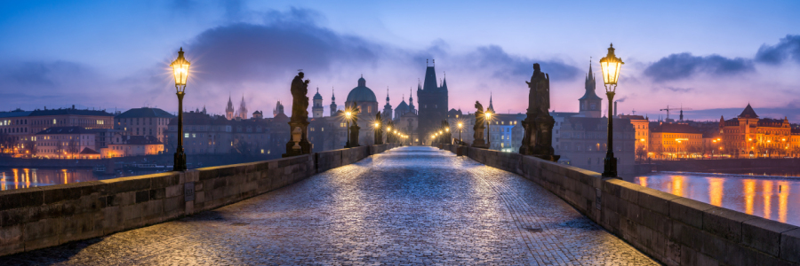 Bild-Nr: 12011898 Panorama der Karlsbrücke in Prag Erstellt von: eyetronic