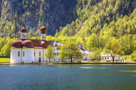 Bild-Nr: 12016630 Kirche am Königssee Erstellt von: Hamburg-Impressionen