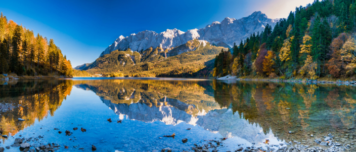 Bild-Nr: 12017489 Panorama Zugspitze und  Eibsee Erstellt von: aCtiOn