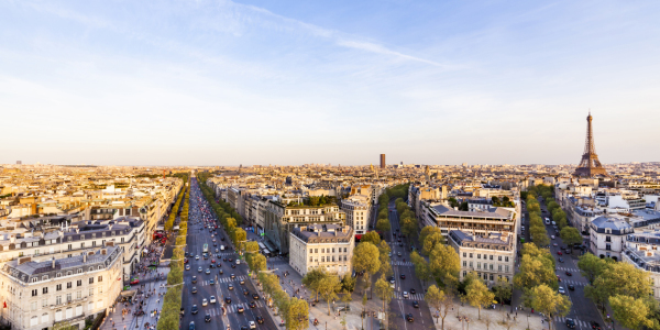 Bild-Nr: 12017838 Champs-Elysees und Eiffelturm in Paris Erstellt von: dieterich