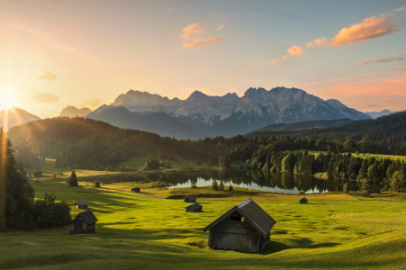 Bild-Nr: 12019693 Sunrise im Karwendel Erstellt von: Dieter Dieter Meyrl