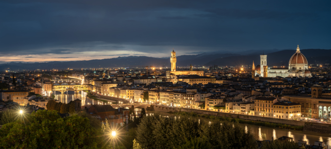 Bild-Nr: 12019817 Abendstimmung über Florenz Erstellt von: Achim Thomae