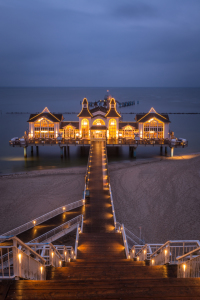 Bild-Nr: 12023107 Rügen Seebrücke bei Nacht Erstellt von: luxpediation