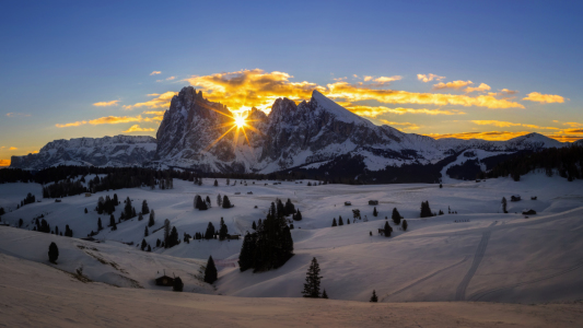 Bild-Nr: 12031151 Sonnenaufgang in Südtirol - Seiser Alm Erstellt von: Dieter Dieter Meyrl