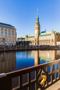 Bild-Nr: 12042958 Kleine Alster und das Rathaus in Hamburg Erstellt von: dieterich