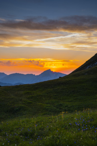 Bild-Nr: 12043101 Sonnenuntergang am Hoher Ifen Erstellt von: Walter G. Allgöwer